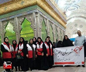 تجدید بیعت اعضای خانه هلال شریف‌آباد با آرمان‌های امام راحل در سالروز رحلت بنیان‌گذار انقلاب اسلامی