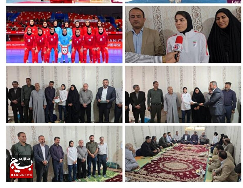 بانوی قهرمان عرب شوشتری صدای رسای دختران ایران درآسیا شد