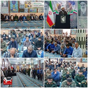 مراسم سالگرد ارتحال ملکوتی حضرت امام خمینی (ره) در شهرستان حمیدیه برگزار گردید