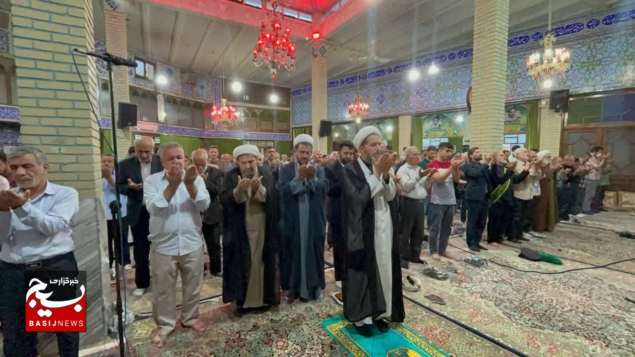  نماز باران به امامت آیت الله مظفری در قزوین اقامه شد+عکس