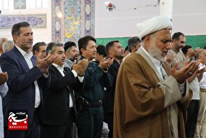 طنین وحدت و شکوه بندگی نماز عید قربان در تربت‌جام از نگاه بسیج