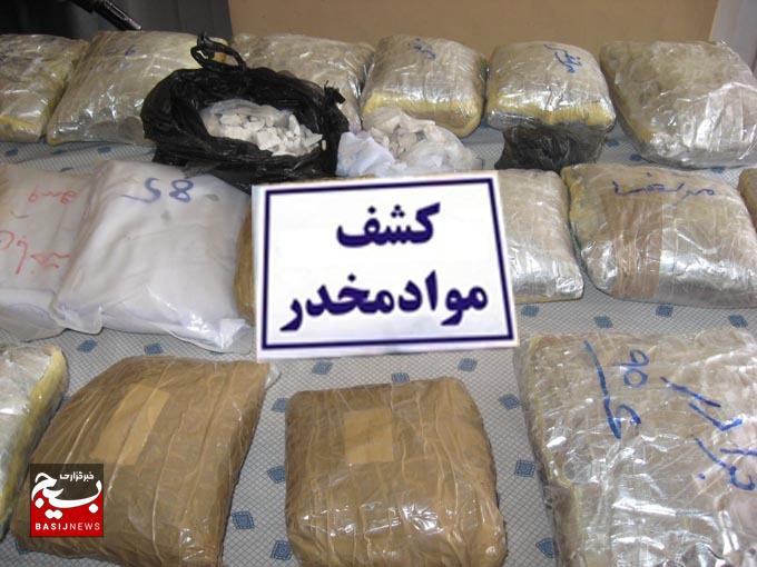 کشف ۵۵ بسته مواد مخدر آب بندی شده با هوشیاری مرزبانان هنگ مرزی تايباد کشف ۵۵ بسته مواد مخدر آب بندی شده با هوشیاری مرزبانان هنگ مرزی تايباد