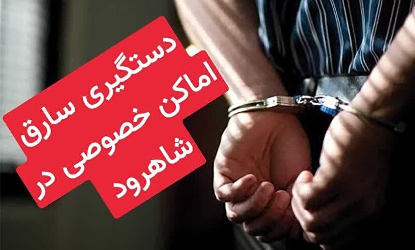 سارق اماکن خصوصی در شاهرود دستگیر شد