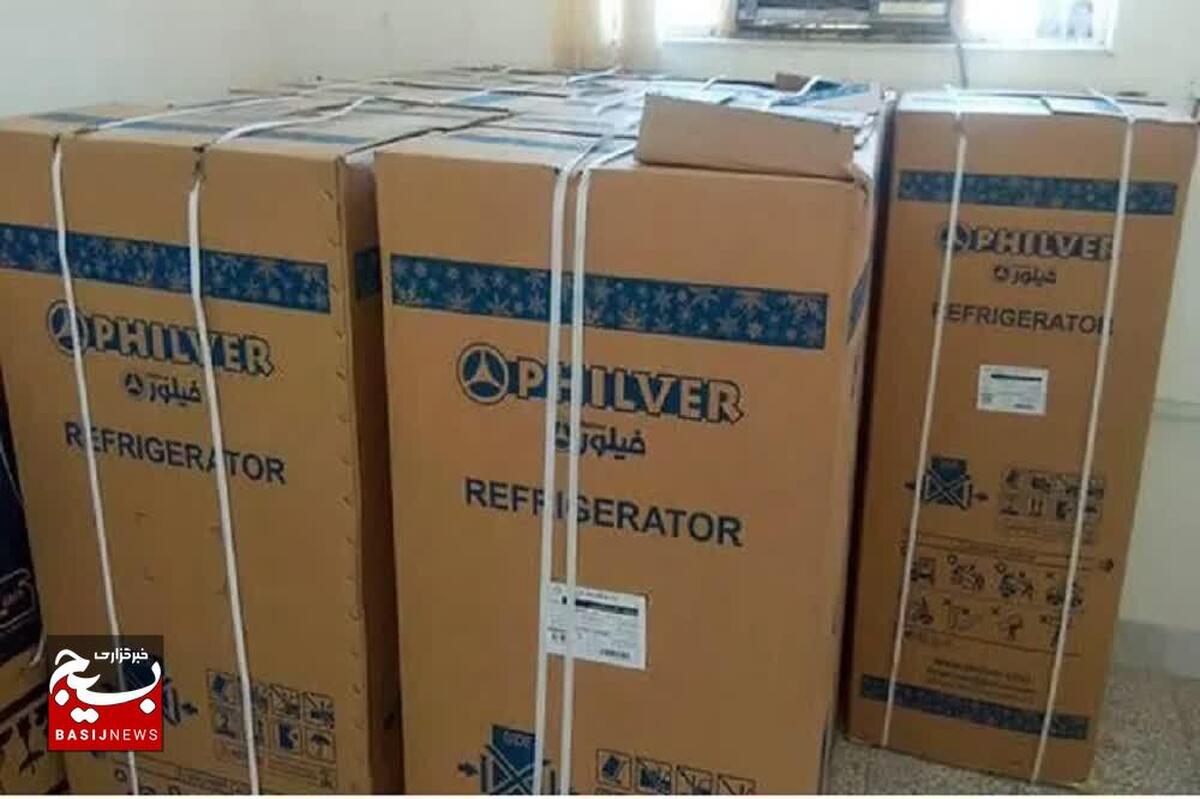 توزیع ۴۰۰ دستگاه یخچال بین خانواده‌های تحت حمایت کمیته امداد استان قزوین