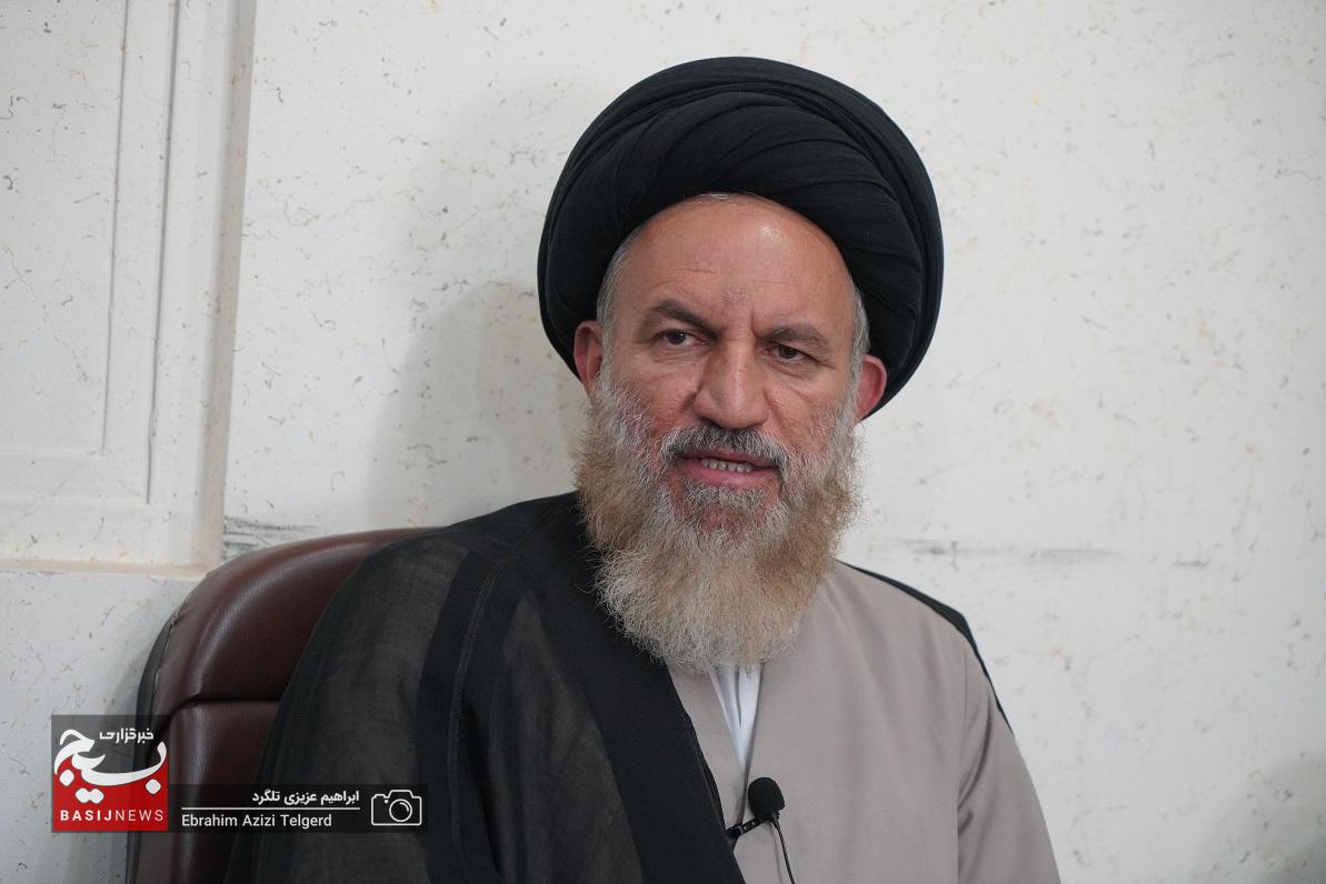 دیدار فرمانده جدید سپاه فتح با آیت الله ملک حسینی