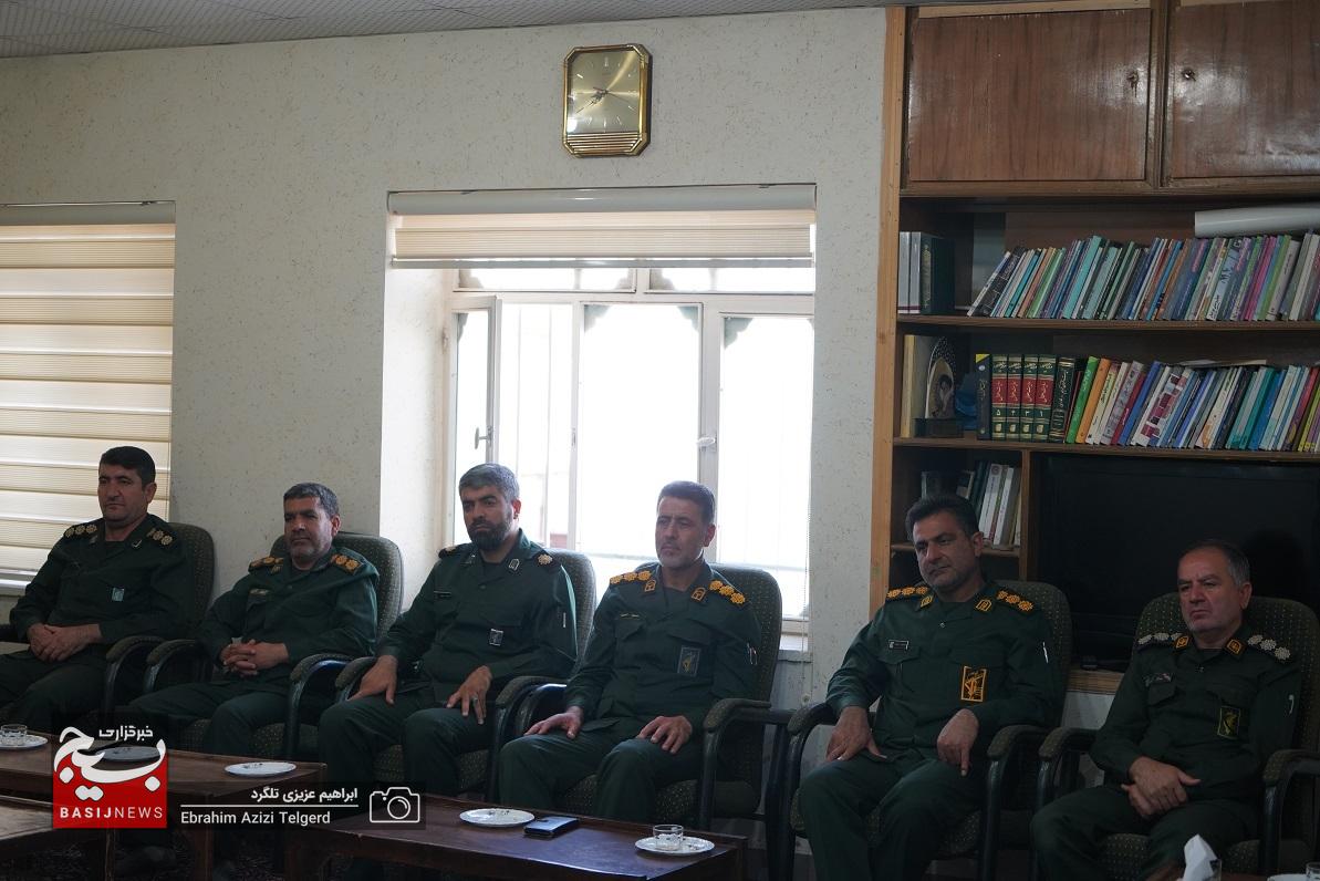 دیدار فرمانده جدید سپاه فتح با آیت الله ملک حسینی