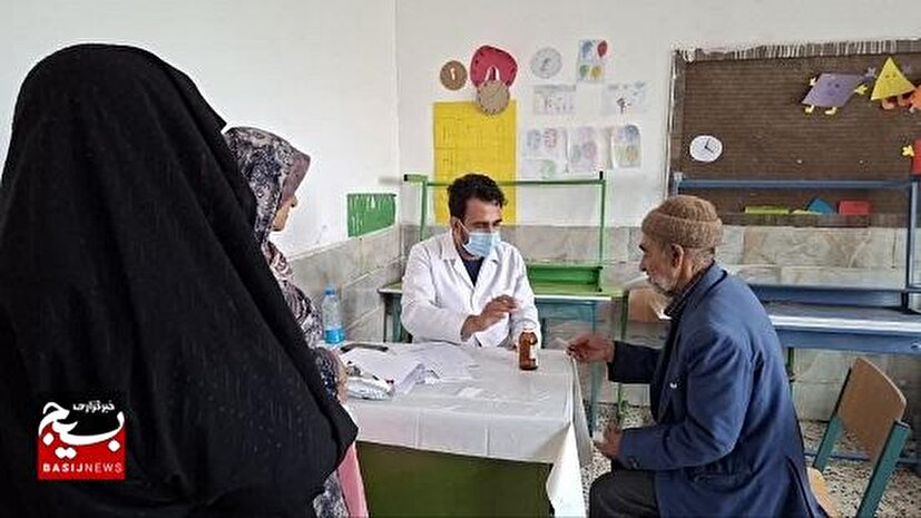 برگزاری اردوی جهادی بسیج جامعه پزشکی در روستای سنجد شیروان 
