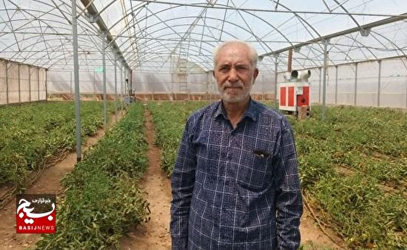 تجربه و دانش در راه‌اندازی گلخانه نوین رزمنده پیشکسوت جاجرمی