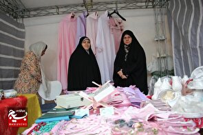 برگزاری نمایشگاه اقتصادی مقاومتی ناحیه مقاومت بسیج امام سجاد (ع)، در بوستان نرگس
