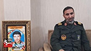 دیدار فرمانده سپاه حضرت جوادالائمه(ع) با خانواده شهید ورزشکار، رضا صباغی
