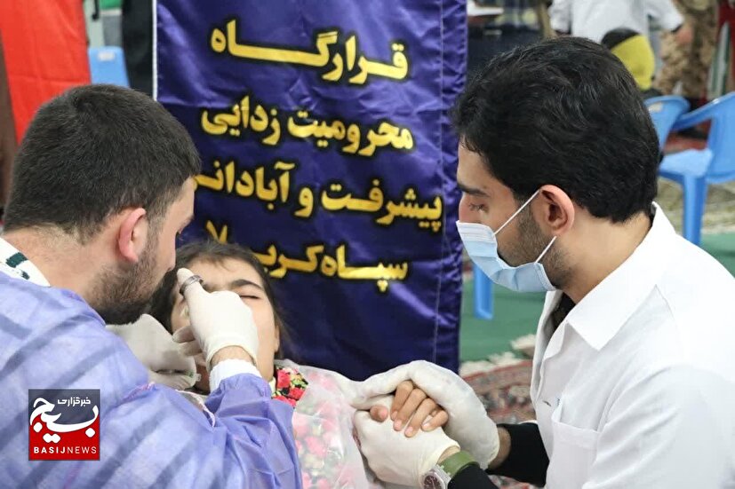 مسیر کاروان خدمات سلامت سپاه کربلا این بار در منطقه بلده شهرستان نور