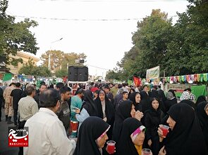 آیین حماسی عید سعید غدیر خم و محکومیت جنایات اسرائیل در گناباد به روایت تصویر