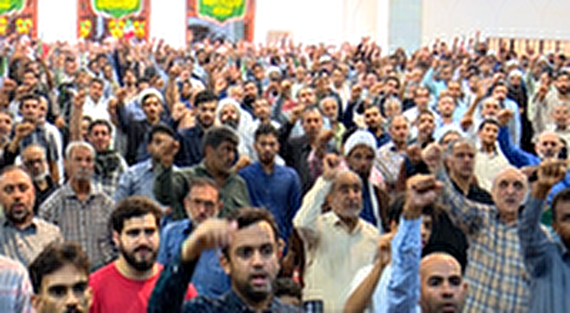 اجتماع هرمزگانی‌ها در محکومیت جنایات رژیم صهیونیستی