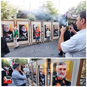 برپایی موکب عید غدیر و پاسداشت شهدای راه قدس، در بروجن