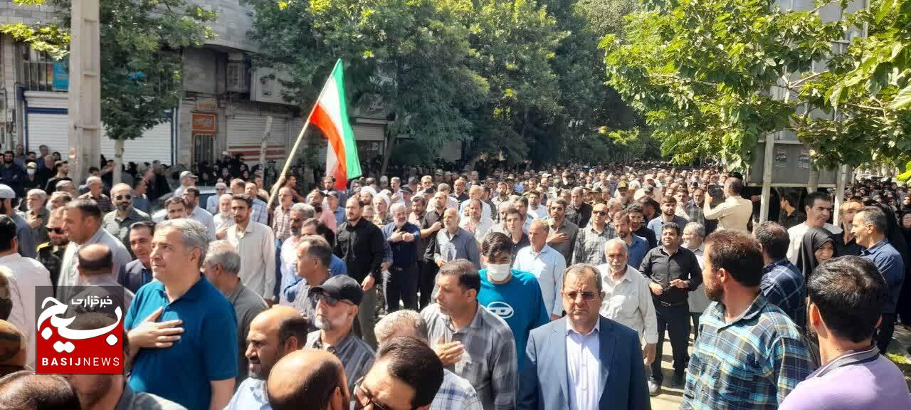 تشییع پیکرهای مطهر شهدای ولایت در شهرستان بروجرد