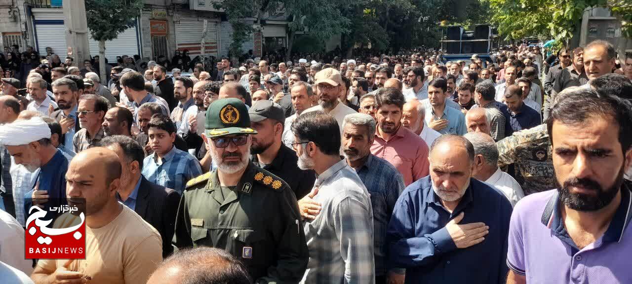 تشییع پیکرهای مطهر شهدای ولایت در شهرستان بروجرد