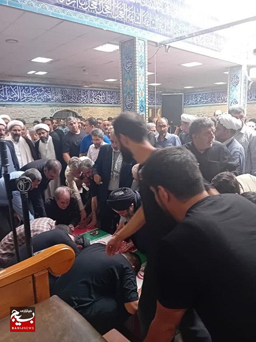 مراسم تشییع شهید محمدحسن بلندی از شهدای امنیت و اقتدار برگزار شد