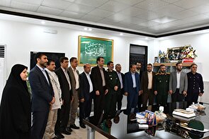 دیدار جمعی از اساتید دانشگاه های استان با فرمانده سپاه فتح + (تصاویر)