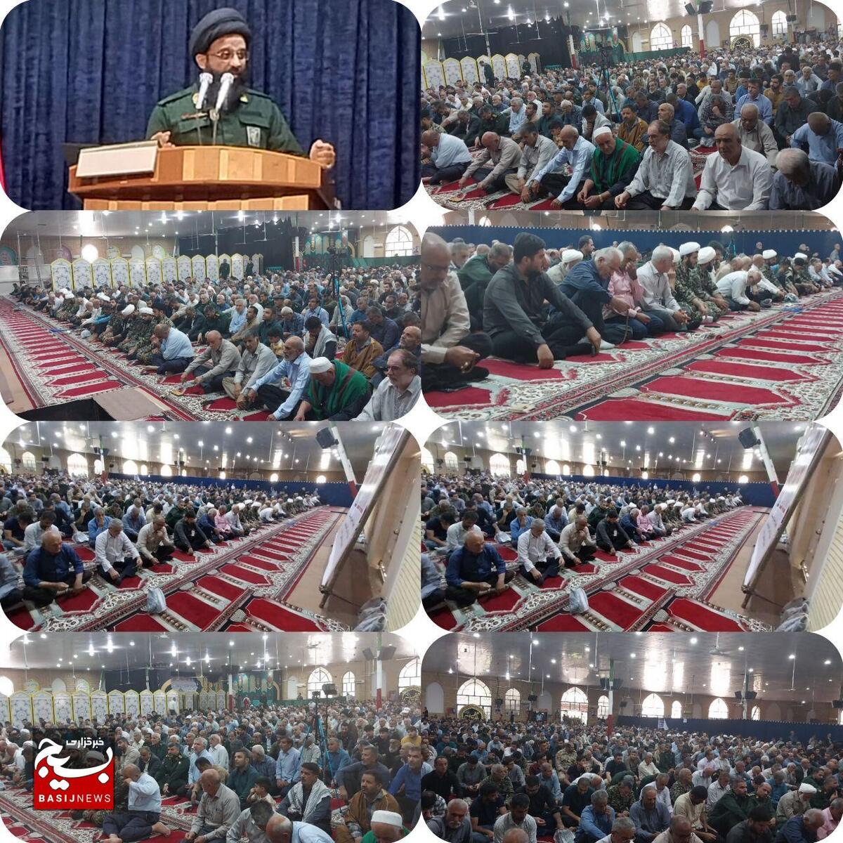 برگزاری باشکوه نماز جمعه در ایذه