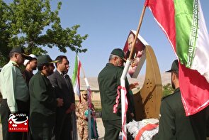 رونمایی ازتندیس سردار شهید سلیمانی در فارسان