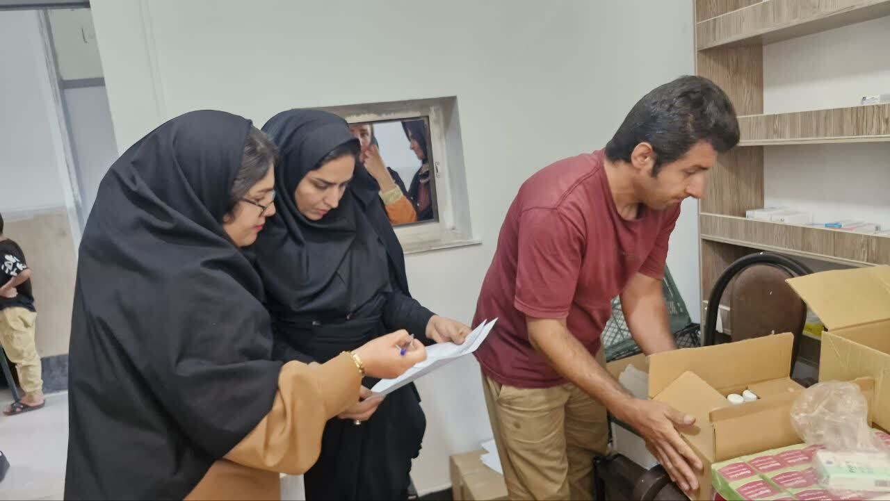 برپایی اردوی جهادی پزشکی  در روستای آبدهگاه شهرستان باشت