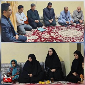 دیدار مدیرکل آموزش و پرورش سیستان و بلوچستان با خانواده شهید دانش‌آموز  مطهره نارویی در چابهار