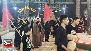 آغاز محرم با طنین شعار «ایران حسین تا ابد پیروز است» در دل نطنز