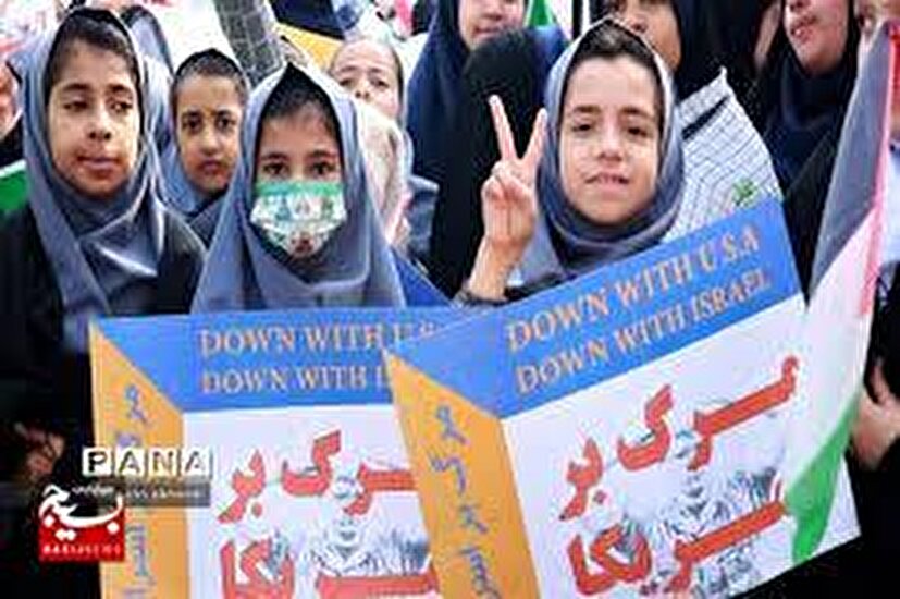 دانش آموزان پای کار انقلابند