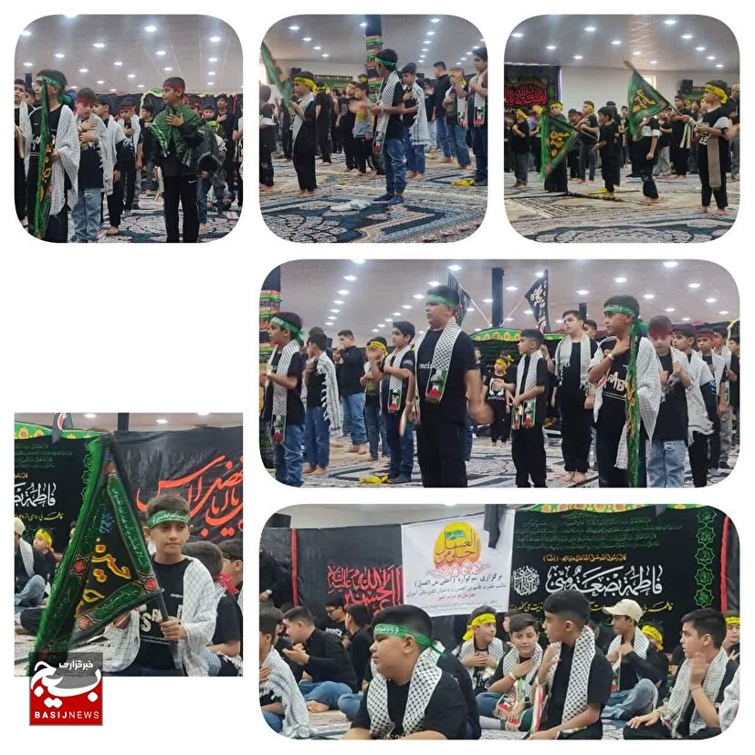 برگزاری مراسم «احلی من العسل» در مسجد المهدی شهرستان پارسیان با حضور پرشور نوجوانان عاشورایی