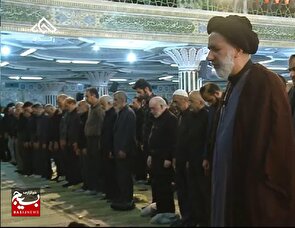 اقامه نماز ظهر و عصر روز  عاشورای حسینی