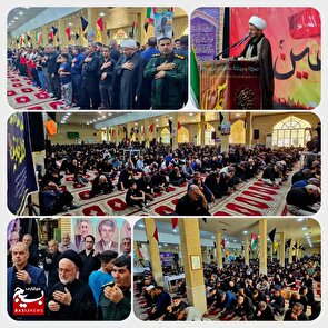 مراسم تاسوعای حسینی در گتوند برگزار شد