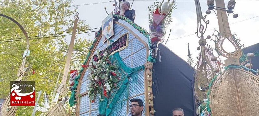 نخل‌گردانی شاهرود؛ ارثیه ۳۰۰ ساله عشق و اشک در یازدهم محرم +تصاویر