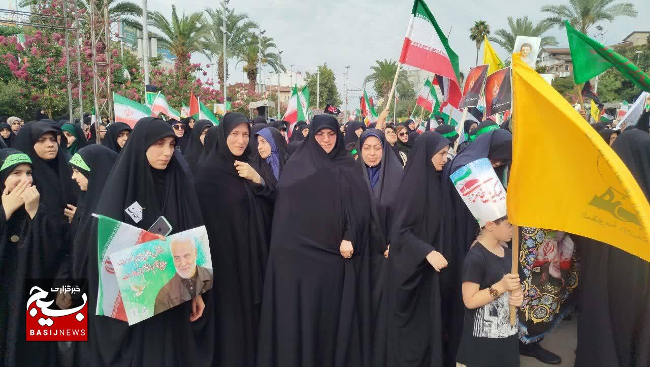 اجتماع عظیم زینبیون در رشت برگزار شد