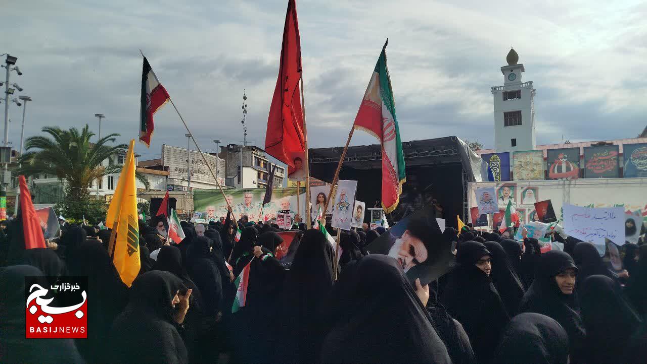اجتماع عظیم زینبیون در رشت برگزار شد