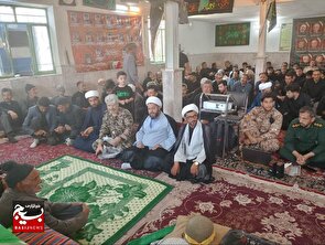 یادواره شهیدان روستای قله زو از توابع شهرستان کلات برگزار شد