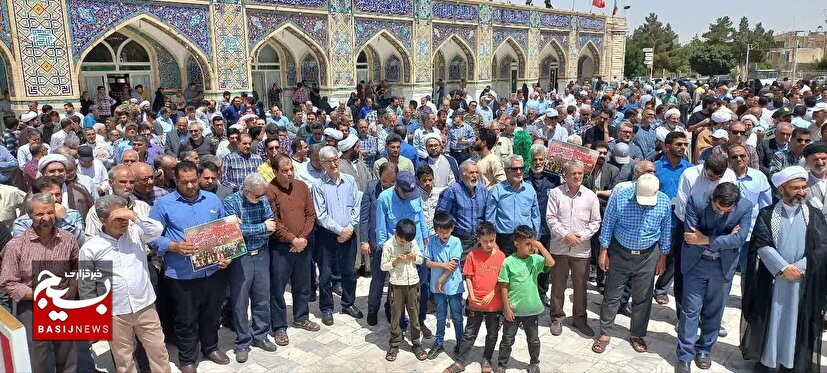 راهپیمایی و تجمع نصر و خشم در نایین