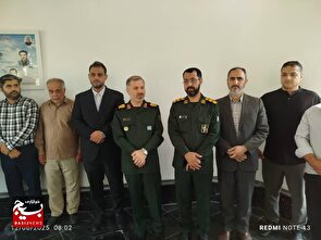افتتاح طرح بهسازی مزار سردار شهید خیریان در نوشهر