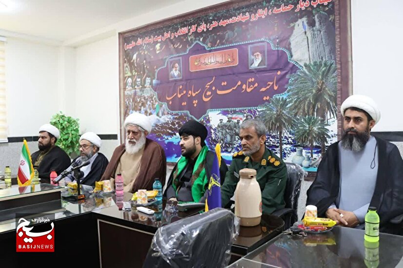 نشست صمیمی با جهادگران تبیین‌درمیناب