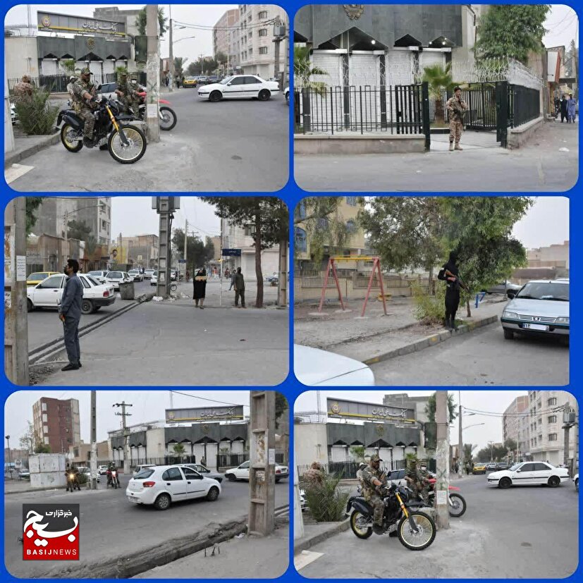 رزمایش دفاع از کوی و برزن بسیج در زاهدان با هدف تحکیم امنیت برگزار شد