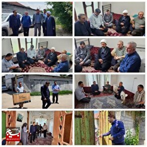 اهدای جهیزیه و تلویزیون به خانواده دو زندانی در بخش گتاب و مرکزی بابل