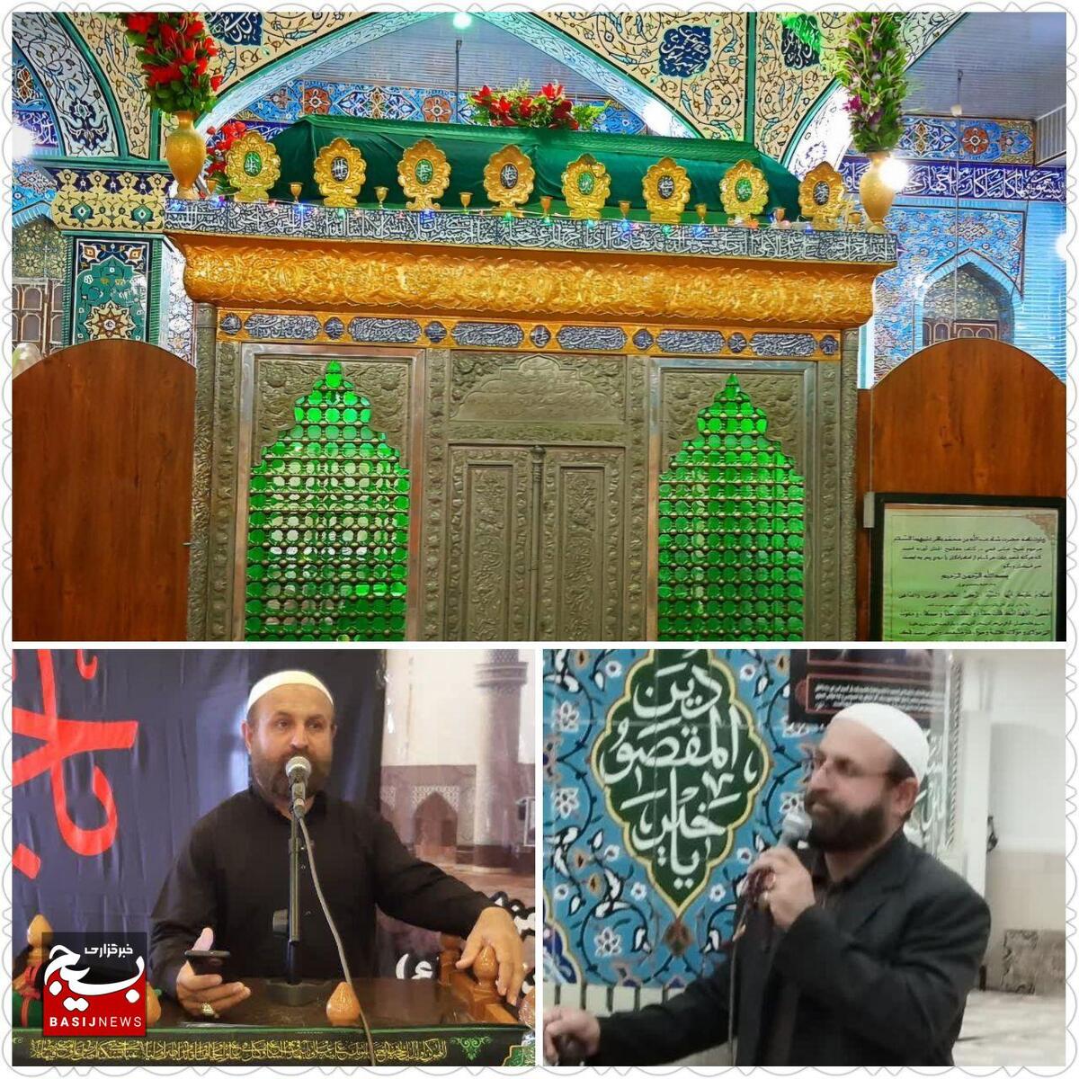 فعالیت مداح پیرغلام اهل بیت(ع) درامامزاده عبدالله هندیجان