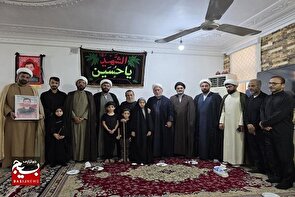 دیدار با خانواده شهید اقتدار در خورموج استان بوشهر