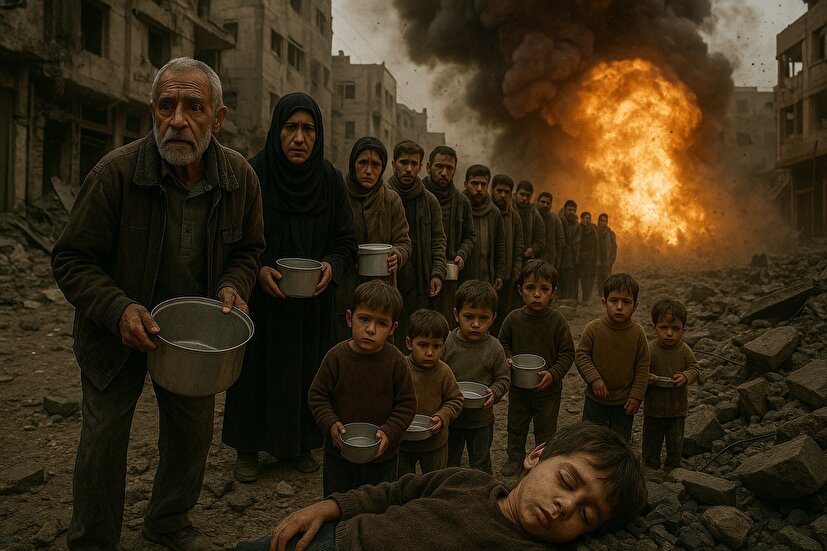 شهادت در صف نان؛  گرسنگی نباید سلاح جنگ باشد