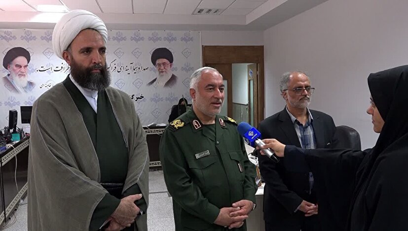 قدردانی فرمانده سپاه انصارالرضا علیه‌السلام خراسان جنوبی از صدای حقیقت در رسانه ملی