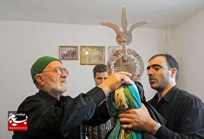 آیین سنتی علم بندان در روستای قلعه‌نو شهرستان فریمان