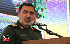تاکید فرمانده سپاه ثارالله کرمان بر نقش موثر مردم در پیروزی اخیر مقابل رژیم منحوس صهیونیستی