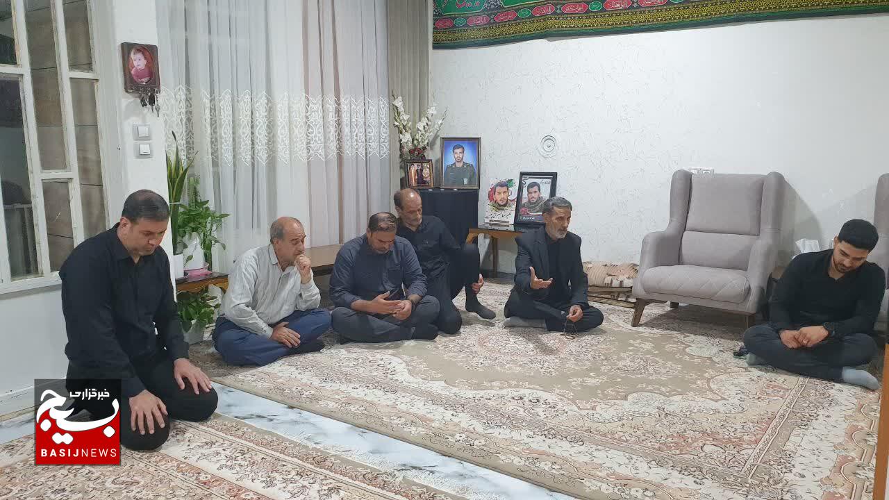 ابراز همدردی فرماندهان سپاه حضرت ابوالفضل(ع) لرستان با خانواده‌های شهدای تهاجم اخیر رژیم صهیونیستی