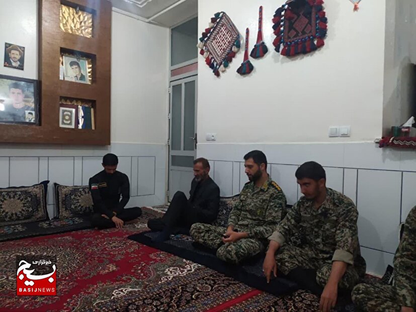 دیدار با خانواده شهید فرهاد جلیل پیران