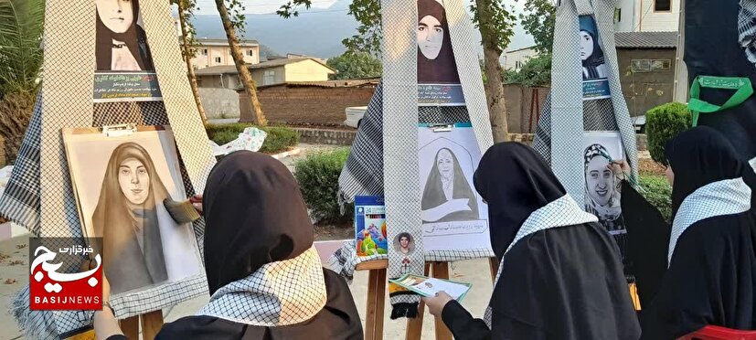 رونمایی از طراحی چهرهای شهدای دختر جنگ 12 روزه
