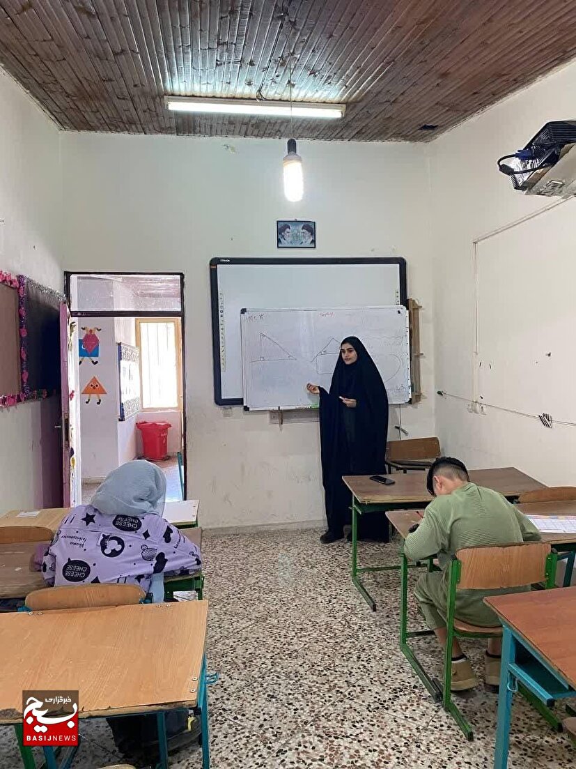 کلاس‌های امید در دل روستا؛ جهادگران دانشگاه آزاد چالوس در تازه‌آباد